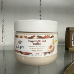 Dove Holiday Treats Limited Edition Maple Glazed Donut Body Scrub 15 Oz